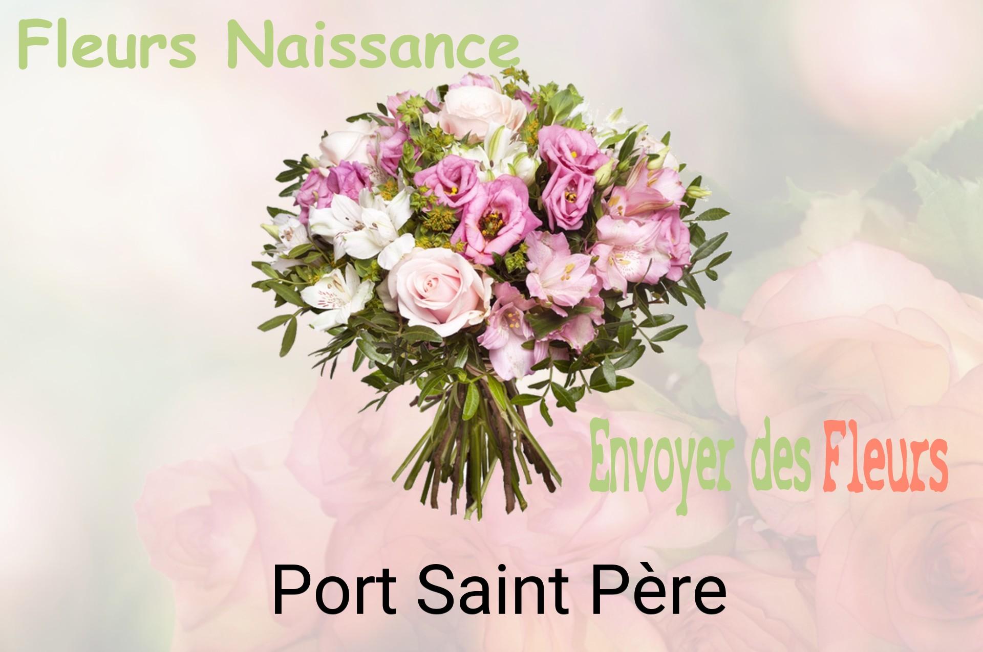 Bouquet de fleurs de naissance livré à Port-Saint-Père