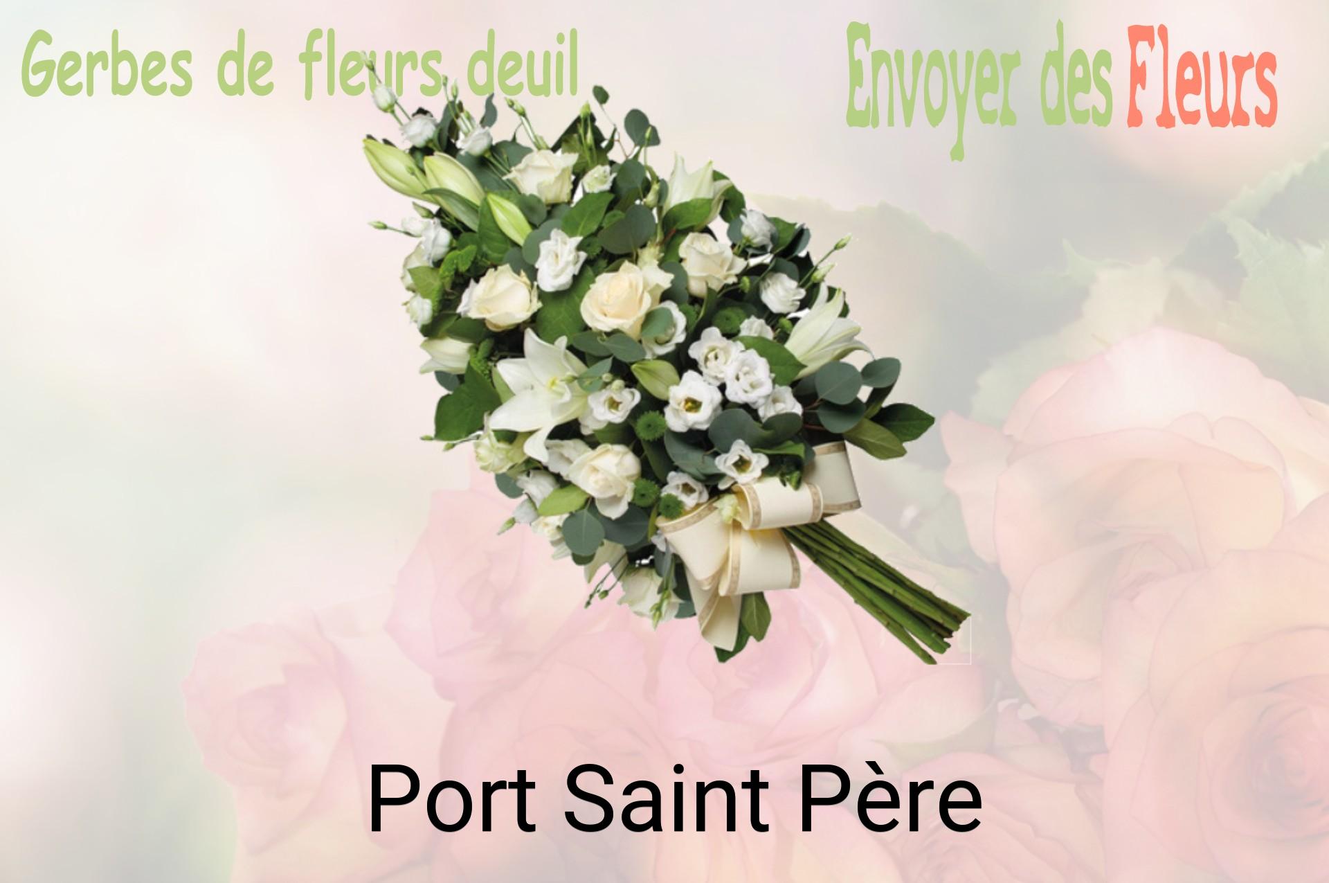 Gerbe de fleurs de deuil livrée à Port-Saint-Père